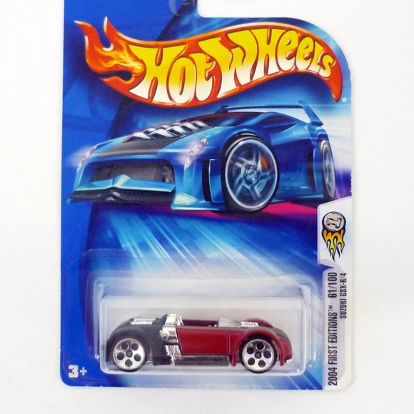 Hot Wheels Suzuki GSX-R/4 #061 First Editions 61/100 Red Die-Cast Car 2004 - Picture 1 of 1